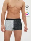Мужские трусы боксеры / Мятая Черно-Белая Бумага