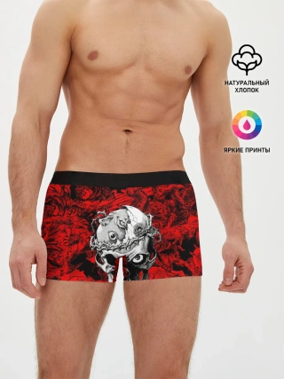 Мужские трусы боксеры / BERSERK skulls