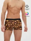 Мужские трусы боксеры / Кофе 3D