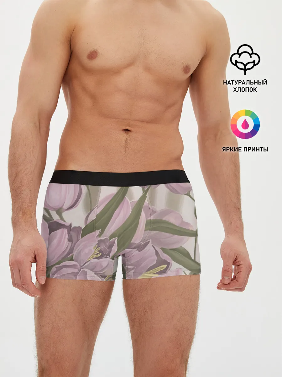 Мужские трусы боксеры / Сахарный розовый