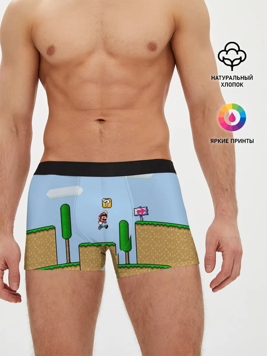 Мужские трусы боксеры / Mario
