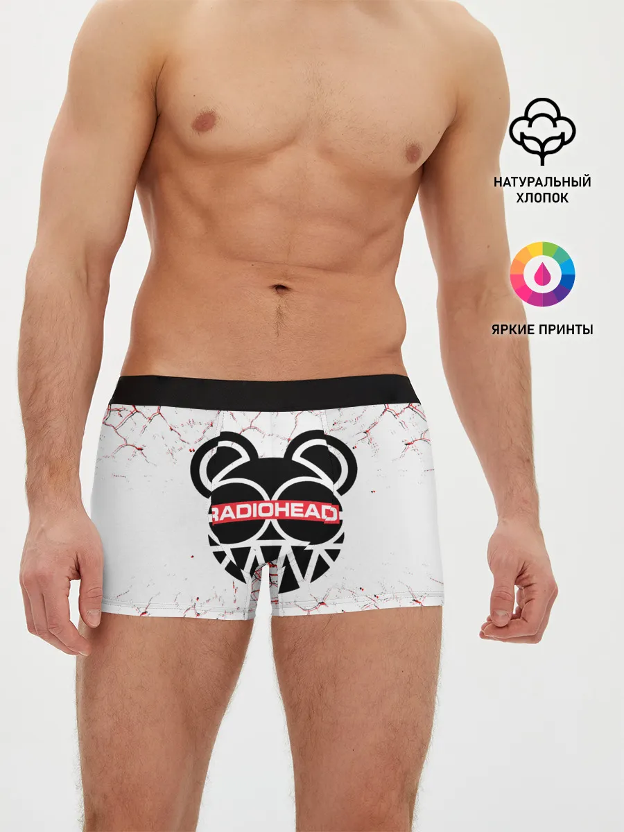 Мужские трусы боксеры / radiohead.