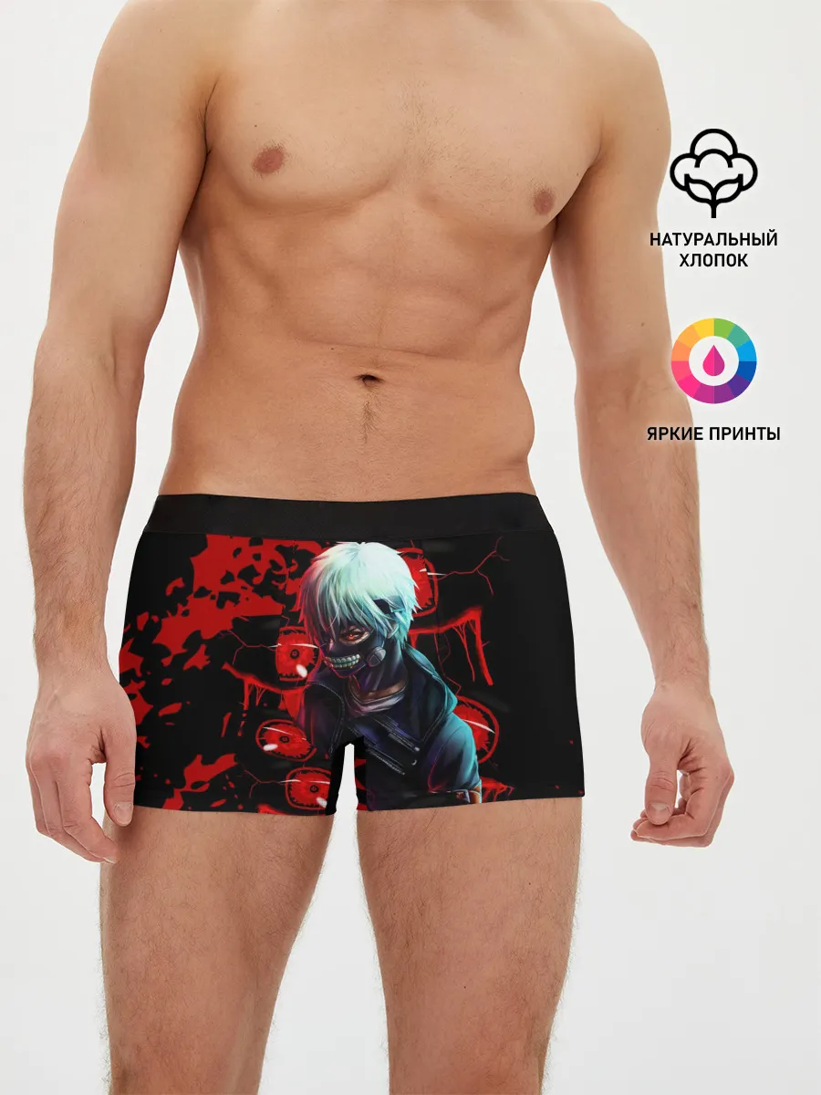 Мужские трусы боксеры / Kaneki | Токийский Гуль