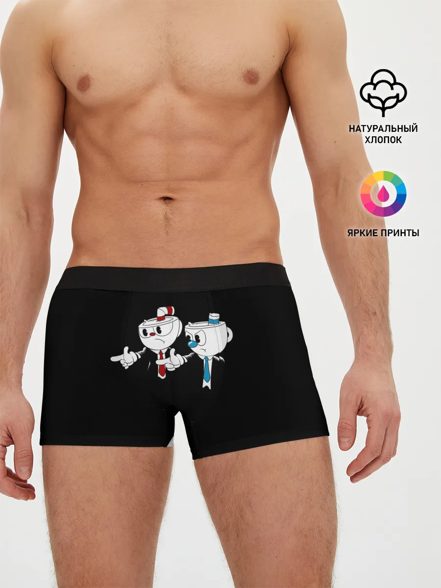 Мужские трусы боксеры / CUPHEAD | PULP FICTION