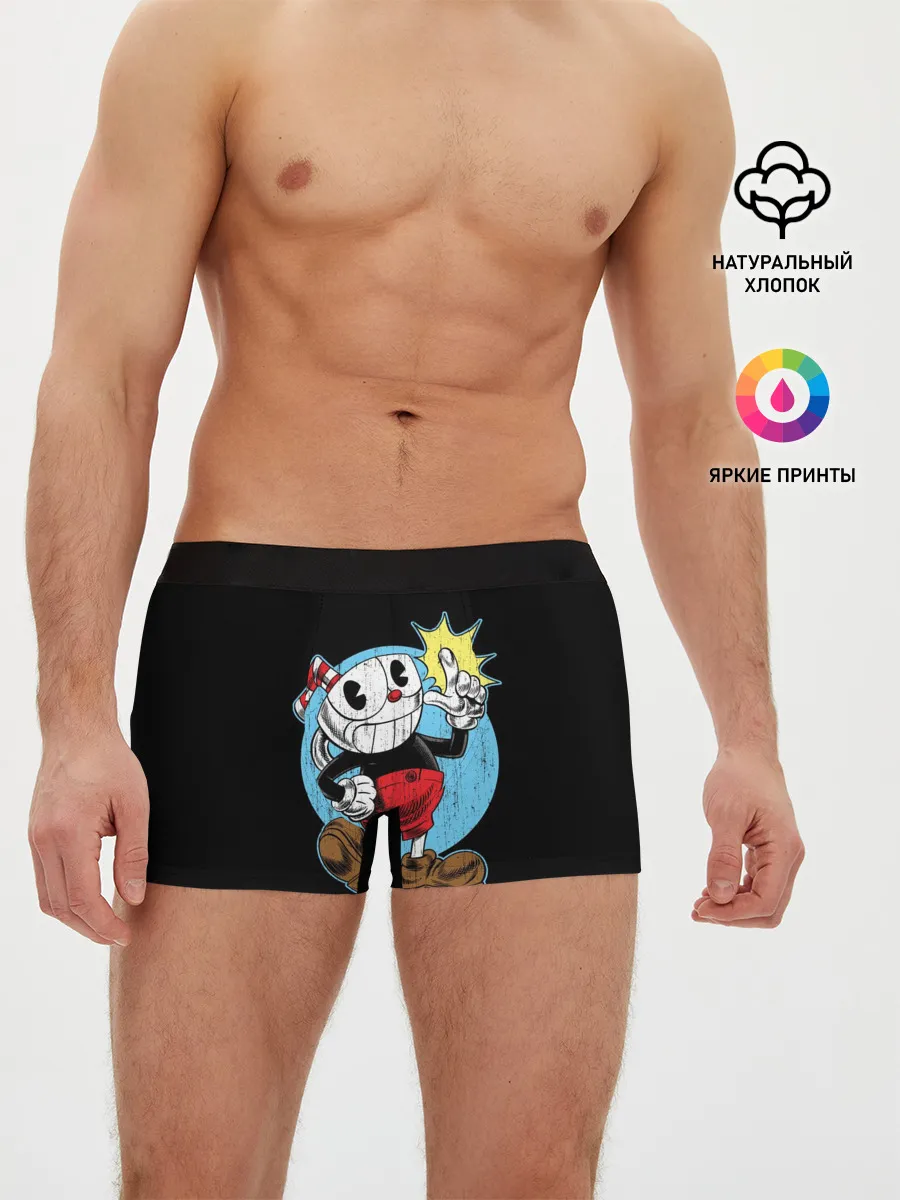 Мужские трусы боксеры / CUPHEAD | КАПХЕД