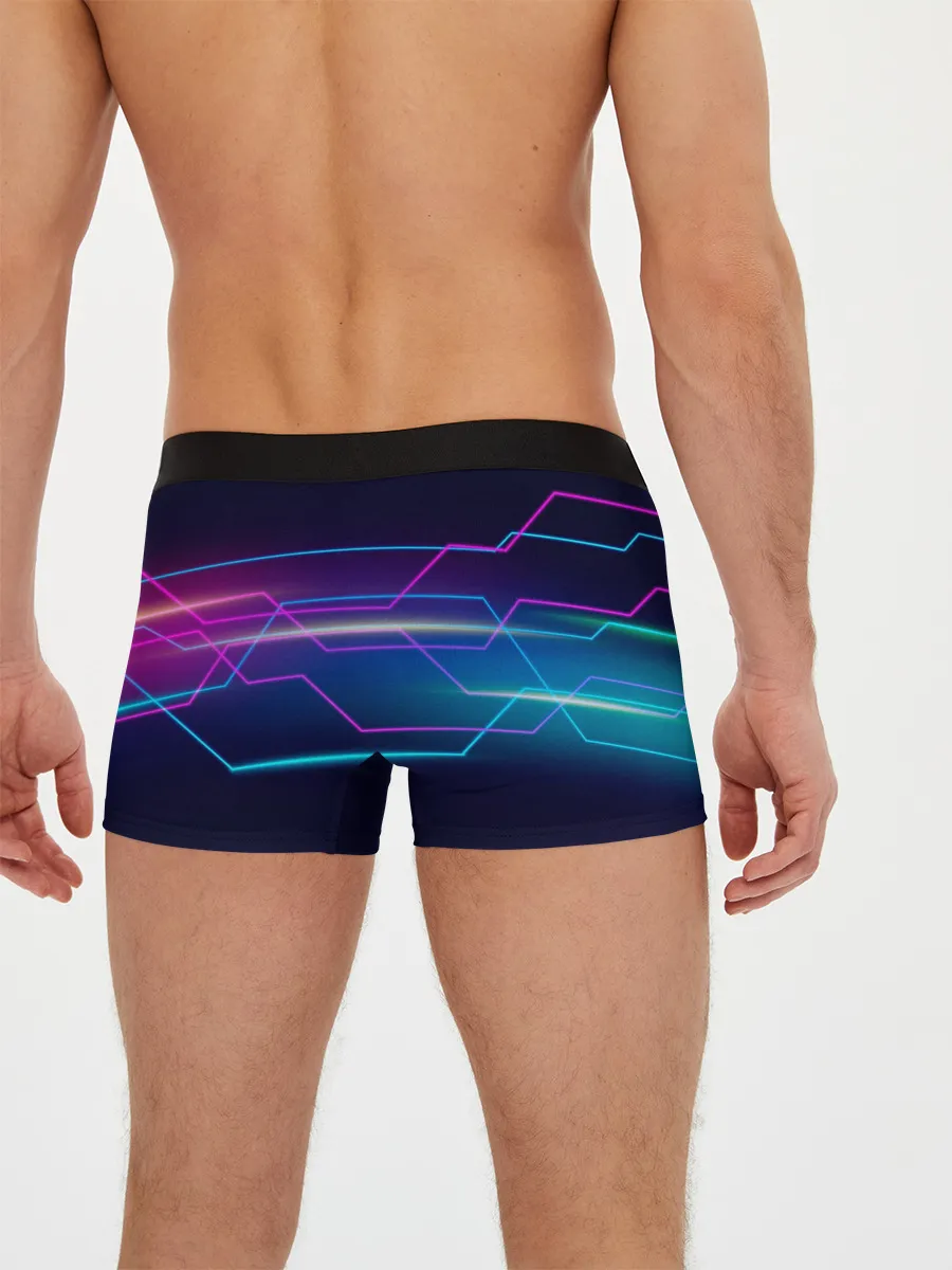 Мужские трусы боксеры / Лазерные лучи