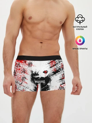 Мужские трусы боксеры / Силует Токийского Гуля