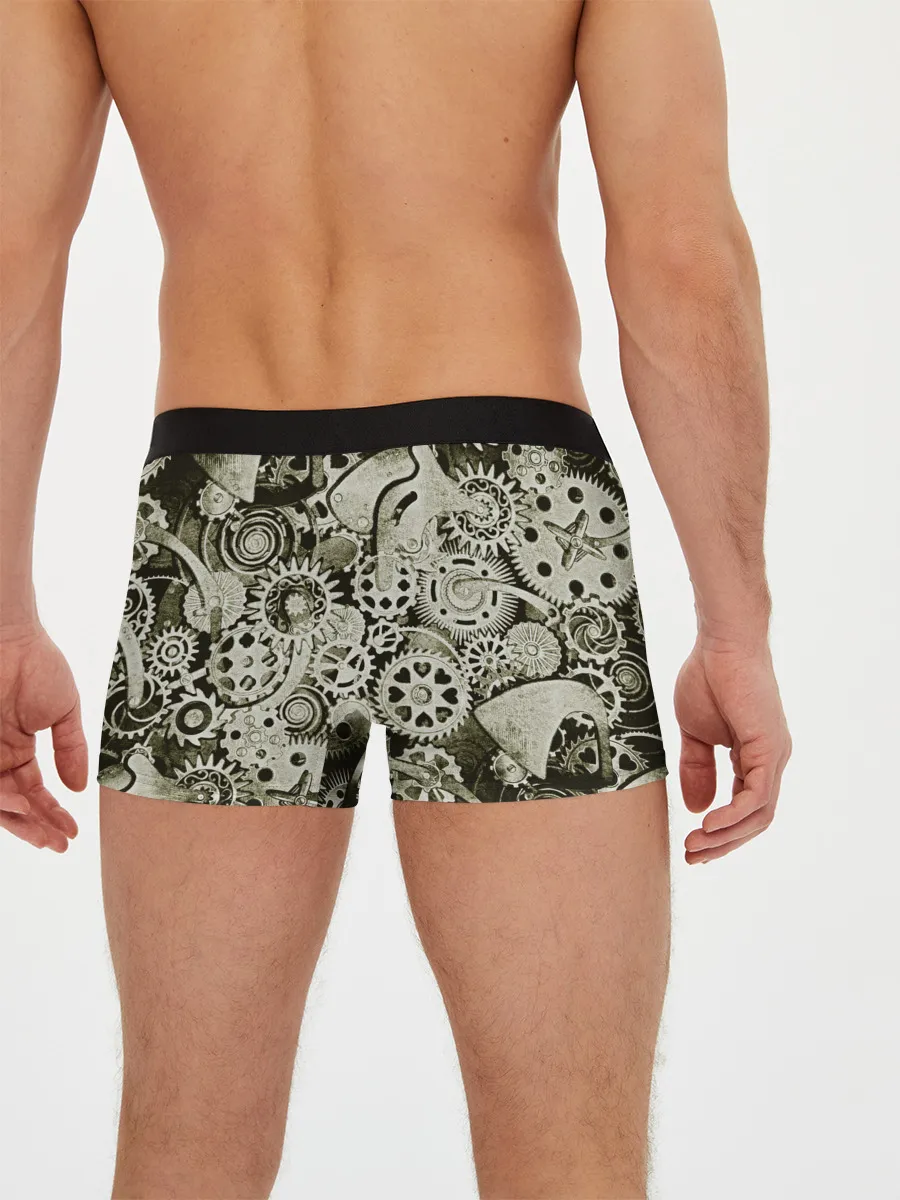 Мужские трусы боксеры / Стимпанк Сова