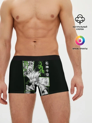 Мужские трусы боксеры / Доктор Стоун Сенку