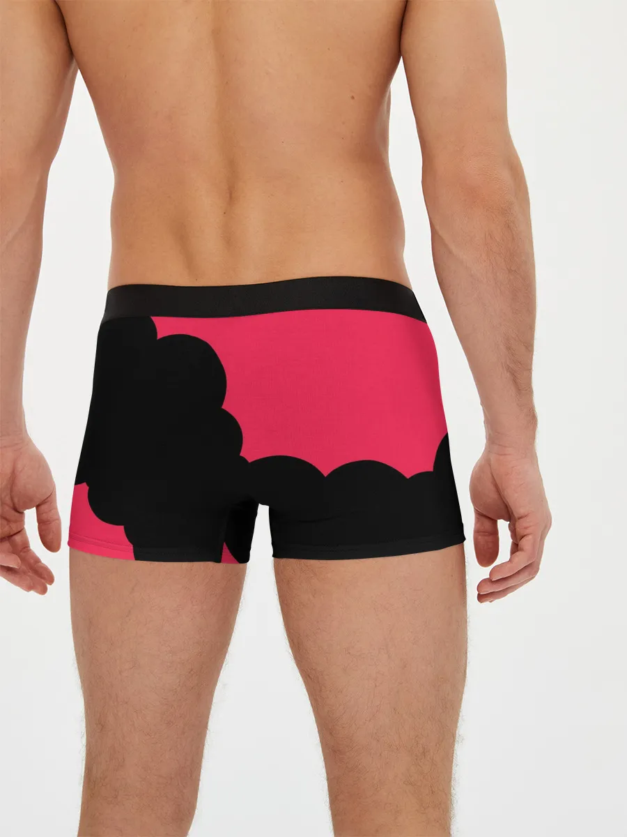 Мужские трусы боксеры / Rena Black Pink