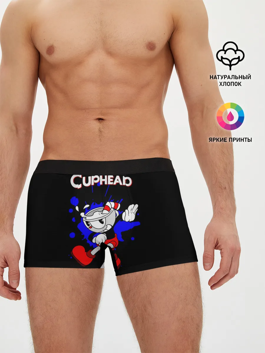 Мужские трусы боксеры / Cuphead