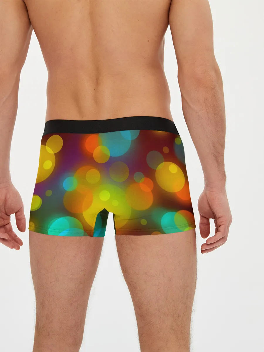 Мужские трусы боксеры / Цветные блики
