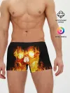 Мужские трусы боксеры / Огненный череп