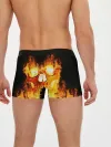 Мужские трусы боксеры / Огненный череп