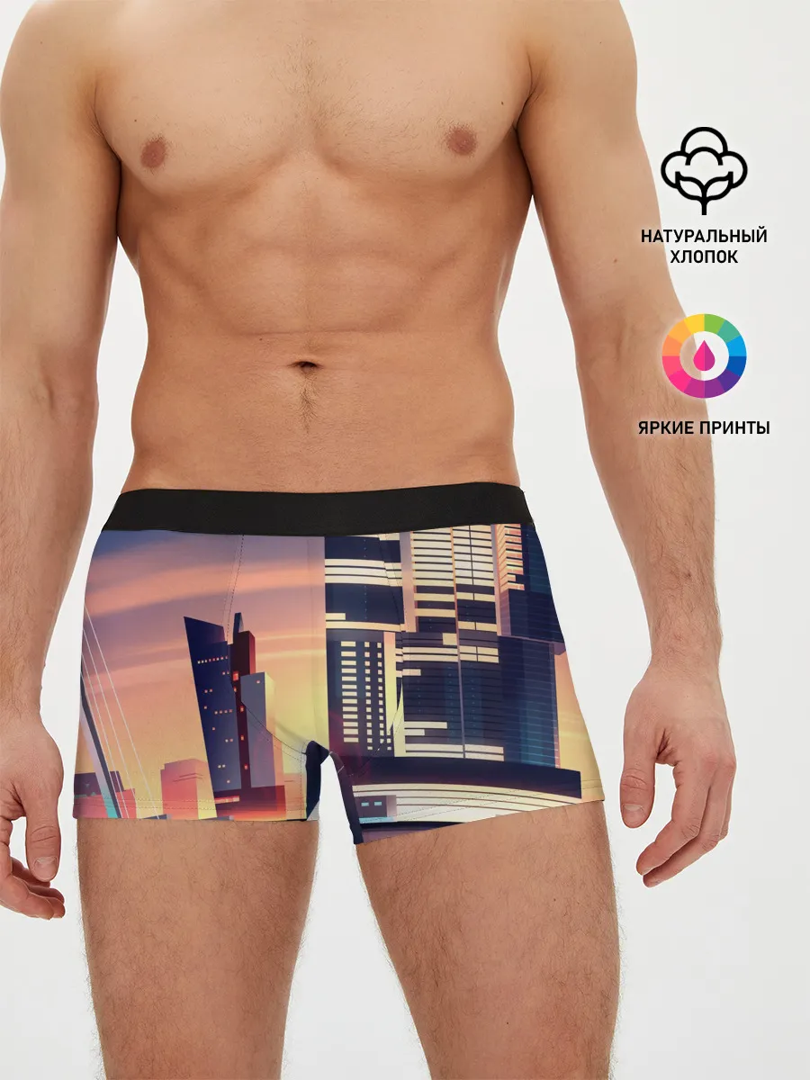 Мужские трусы боксеры / Ночной Город