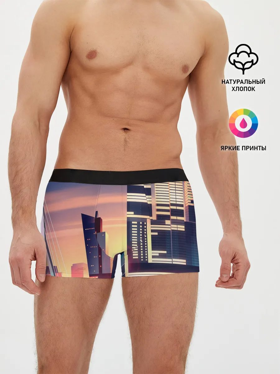 Мужские трусы боксеры / Ночной Город