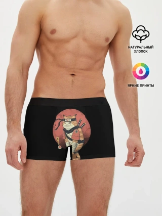 Мужские трусы боксеры / Кот Ниндзя