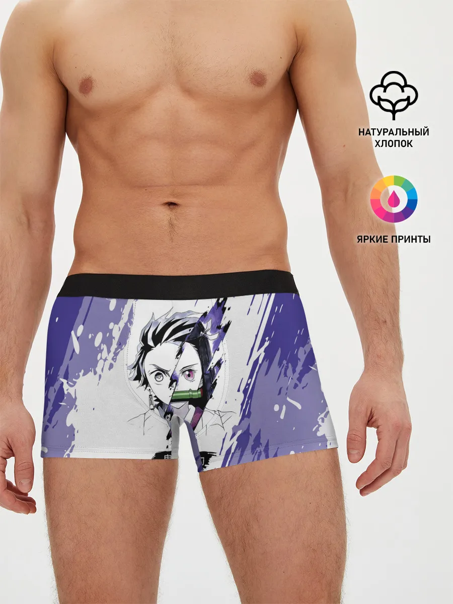 Мужские трусы боксеры / Танджиро и Незуко Камадо