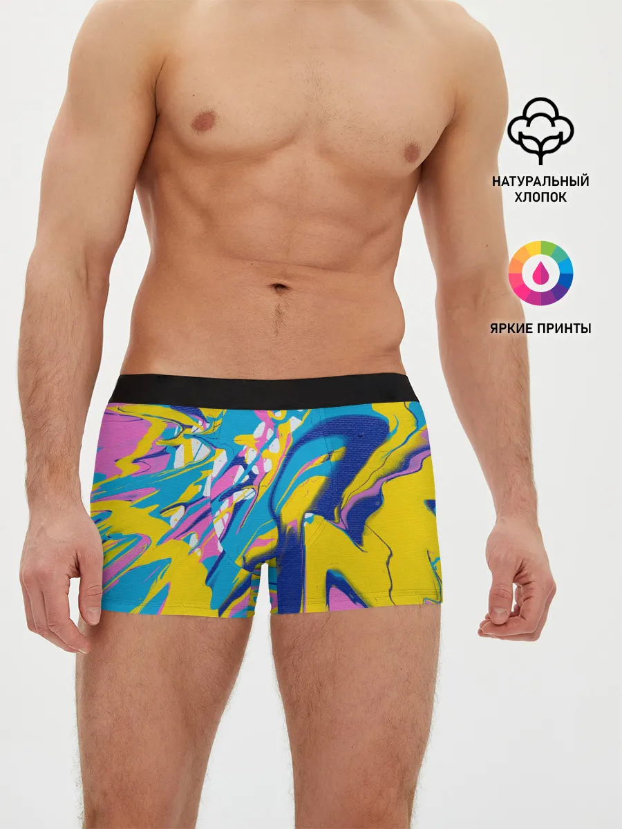 Мужские трусы боксеры / Клякса