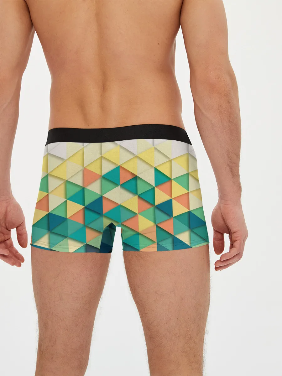 Мужские трусы боксеры / Ромбики
