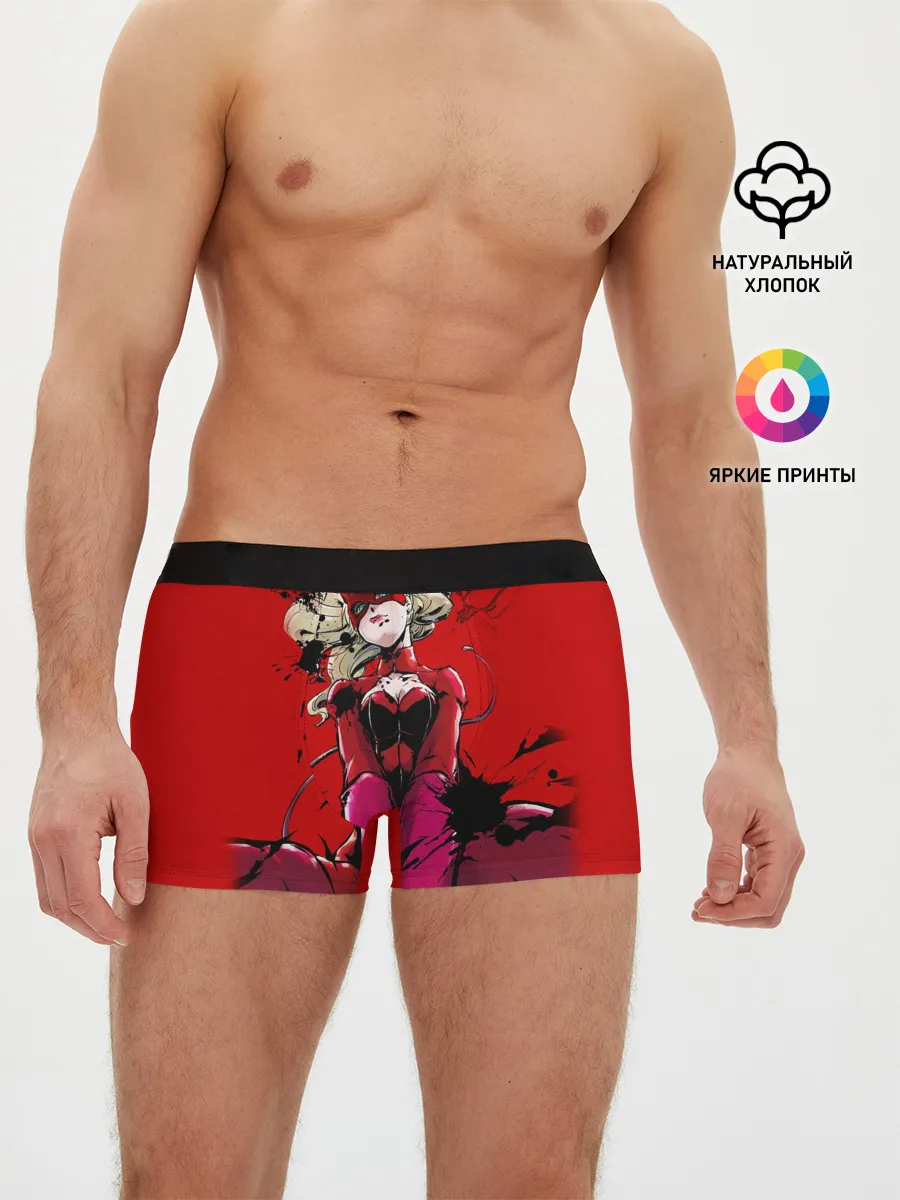 Мужские трусы боксеры / пантера persona 5