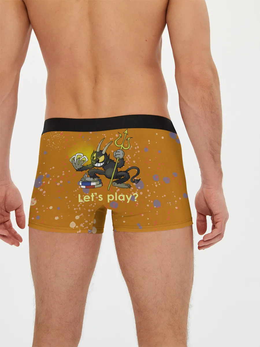 Мужские трусы боксеры / cuphead