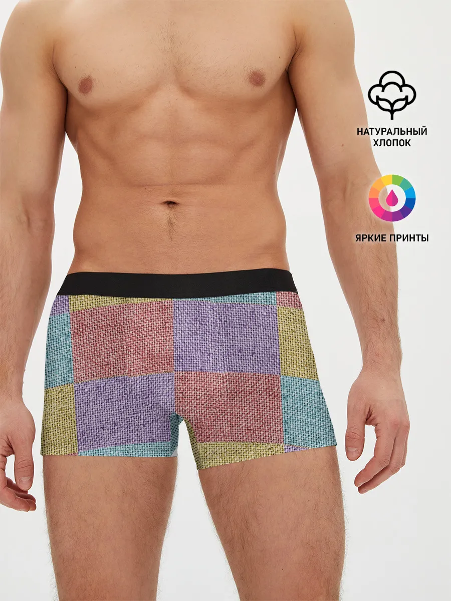 Мужские трусы боксеры / Patchwork