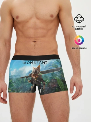 Мужские трусы боксеры / Biomutant Биомутант