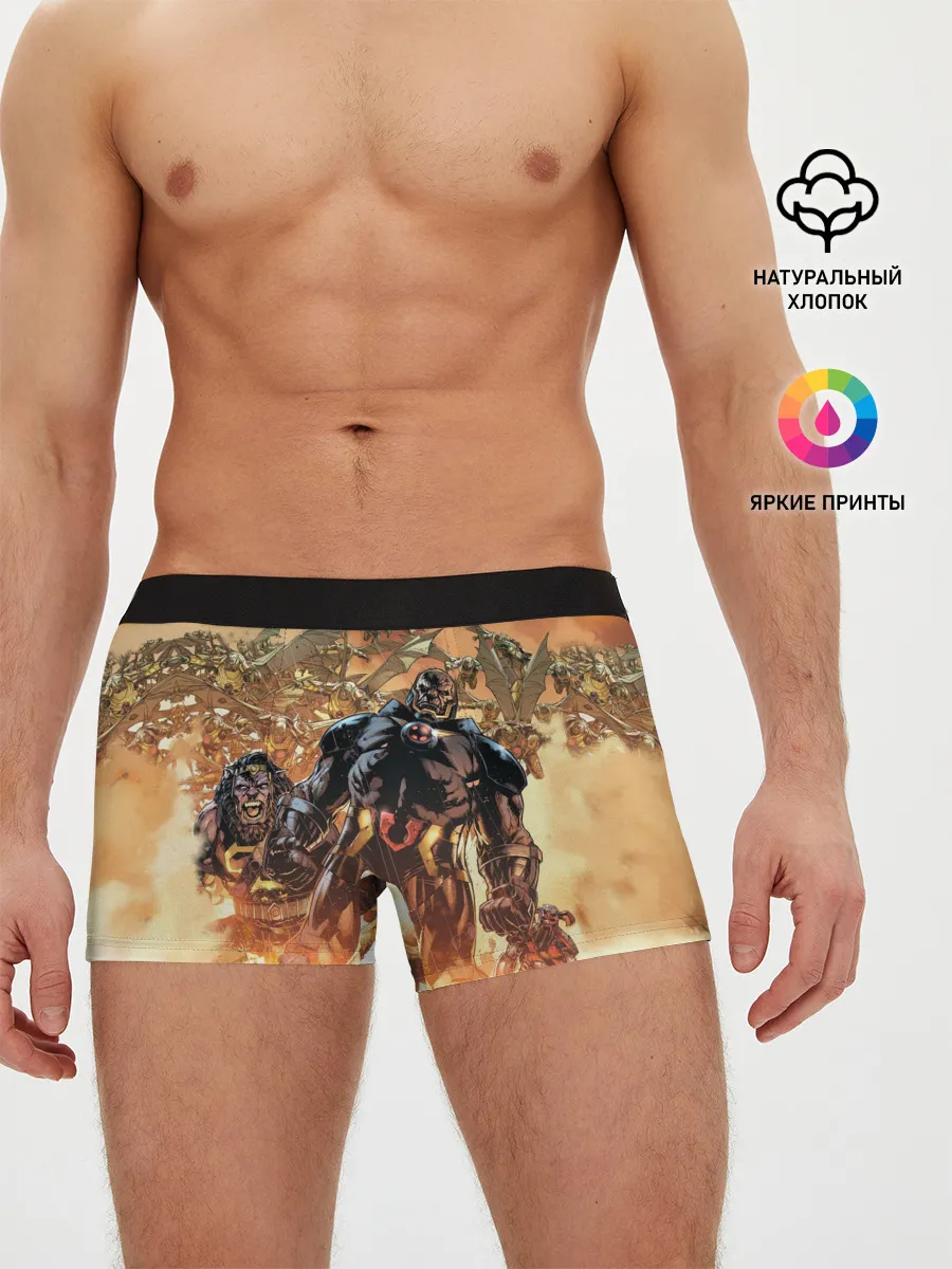 Мужские трусы боксеры / Дарксайд и парадемоны