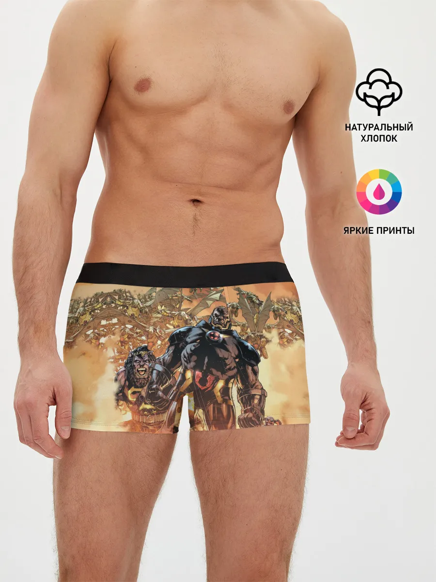 Мужские трусы боксеры / Дарксайд и парадемоны