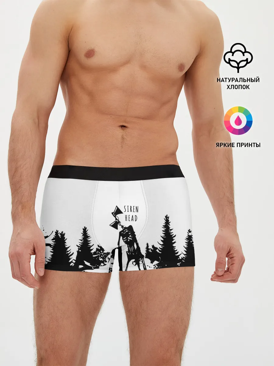 Мужские трусы боксеры / Лес сиреноголового