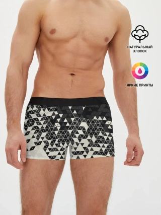 Мужские трусы боксеры / Абстракция