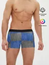 Мужские трусы боксеры / Denim Patchwork