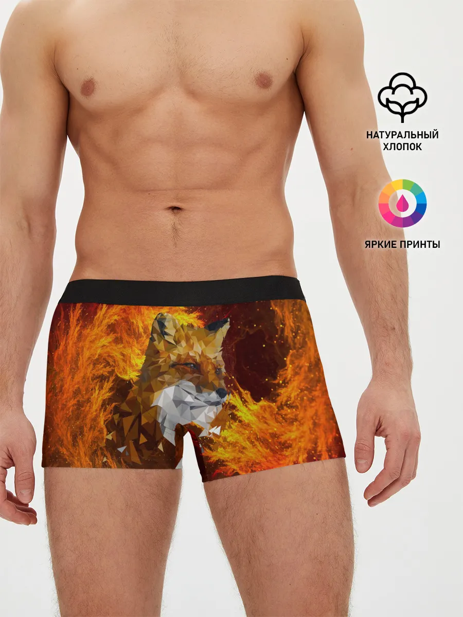 Мужские трусы боксеры / Огненный Лис