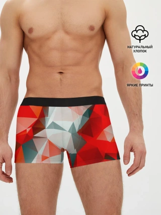 Мужские трусы боксеры / Абстракция-Геометрия