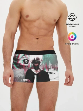 Мужские трусы боксеры / Полугуль Канеки