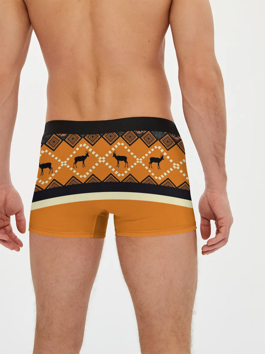 Мужские трусы боксеры / Африканский Мотив