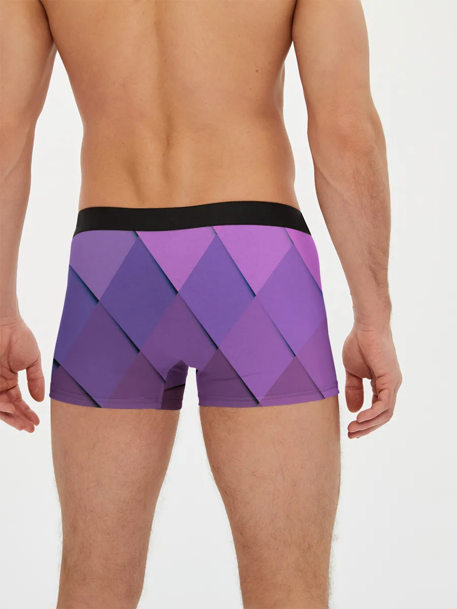 Мужские трусы боксеры / Спортивный ромб