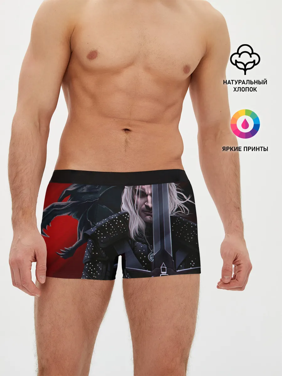 Мужские трусы боксеры / Ведьмак Геральт