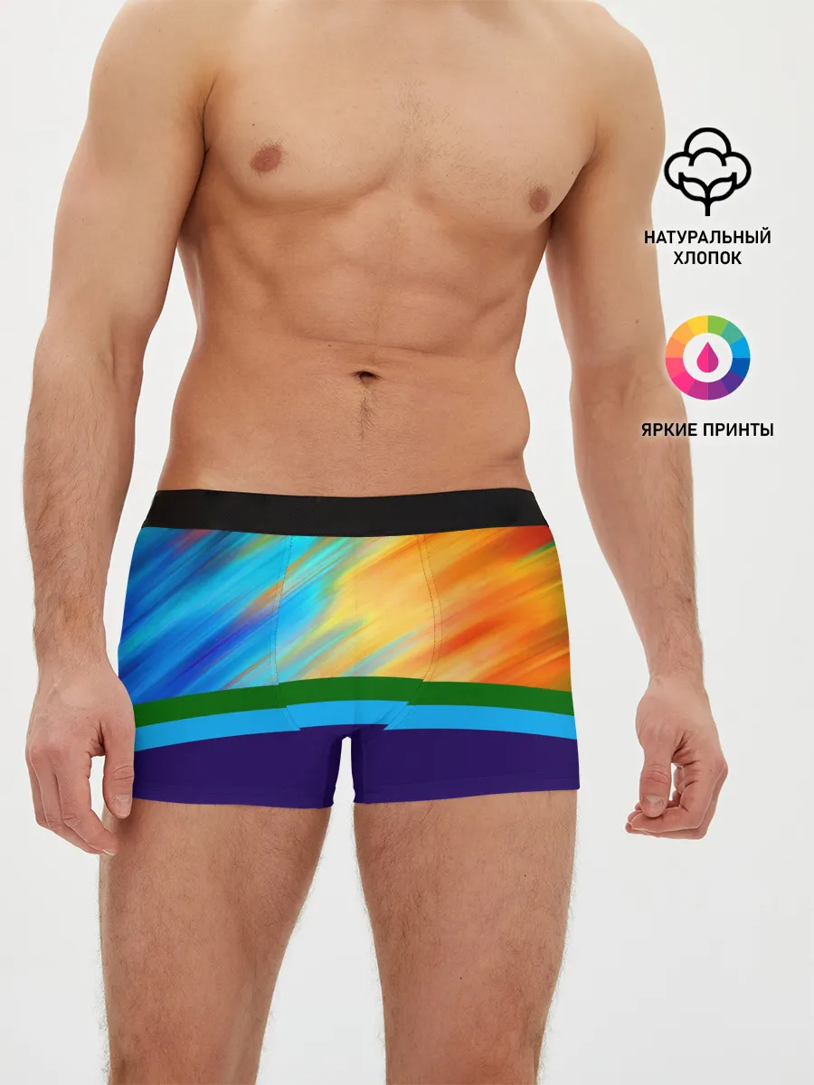 Мужские трусы боксеры / Размытие