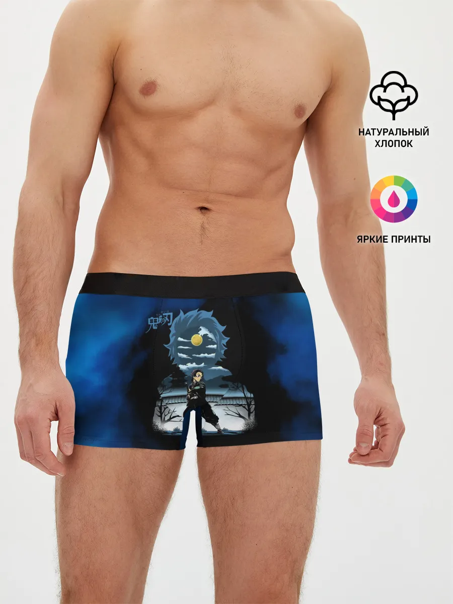 Мужские трусы боксеры / Тандзиро Камадо Kimetsu no Yaiba