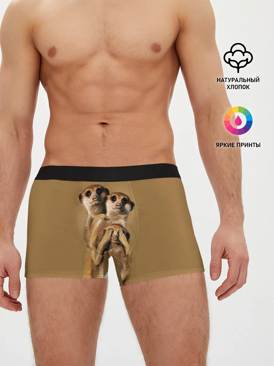 Мужские трусы боксеры / Сурикаты
