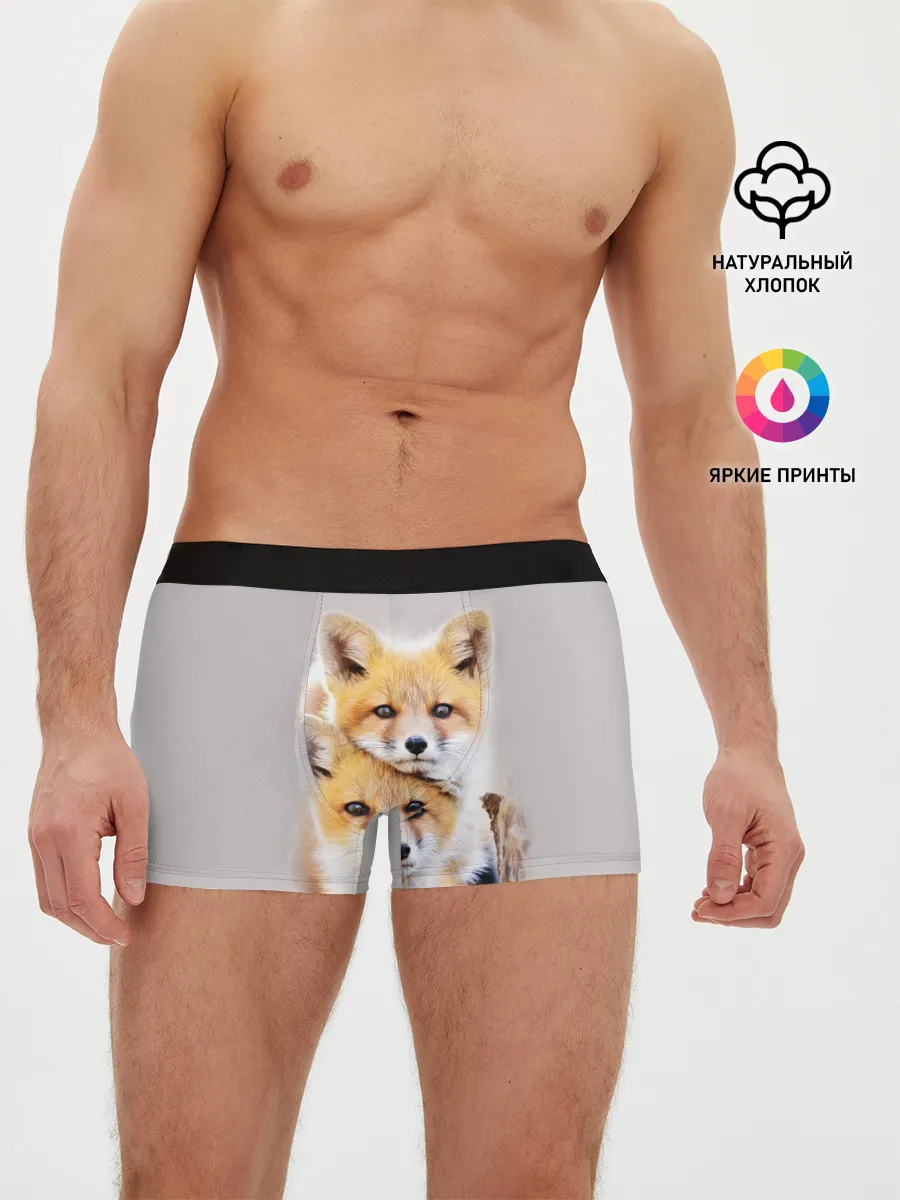 Мужские трусы боксеры / Лисята