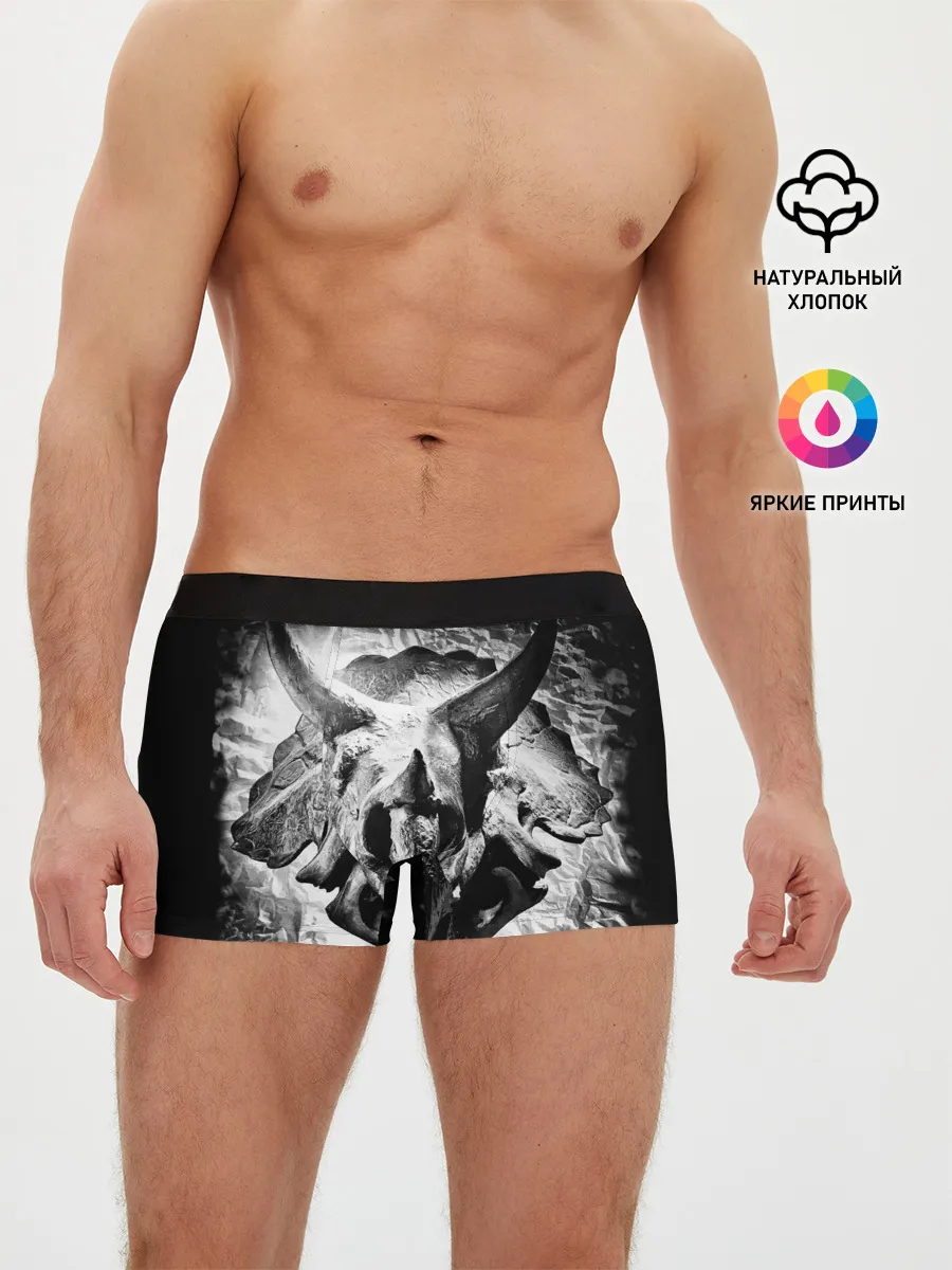 Мужские трусы боксеры / Трицератопс | Динозавр