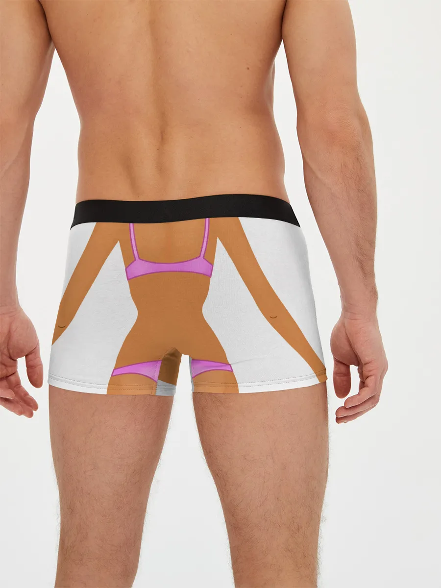 Мужские трусы боксеры / Tanned body