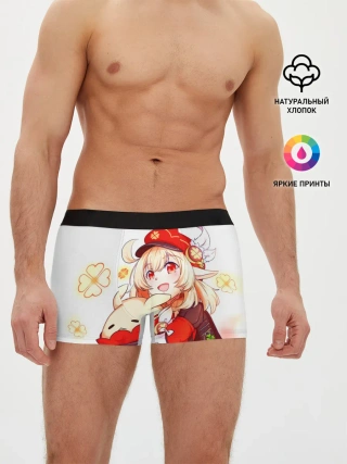 Мужские трусы боксеры / Геншин Импакт Кли