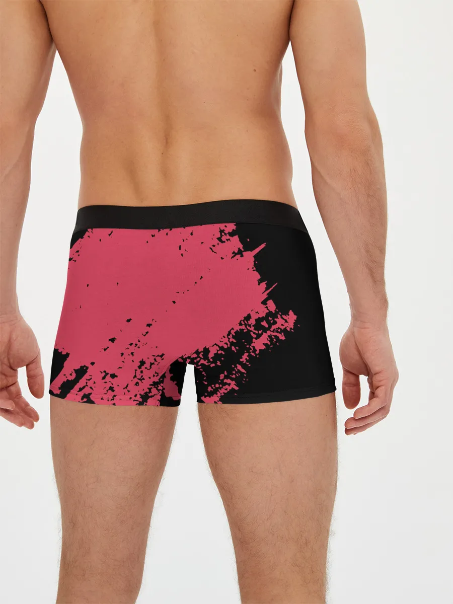 Мужские трусы боксеры / BTS LOGO / БТС ЛОГОТИП