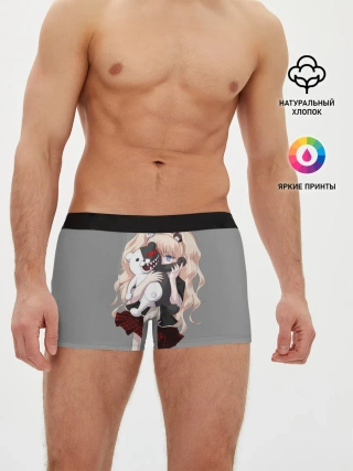 Мужские трусы боксеры / MONOKUMA / JUNKO