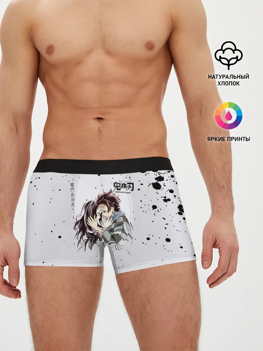 Мужские трусы боксеры / Танджиро и Незуко Камадо