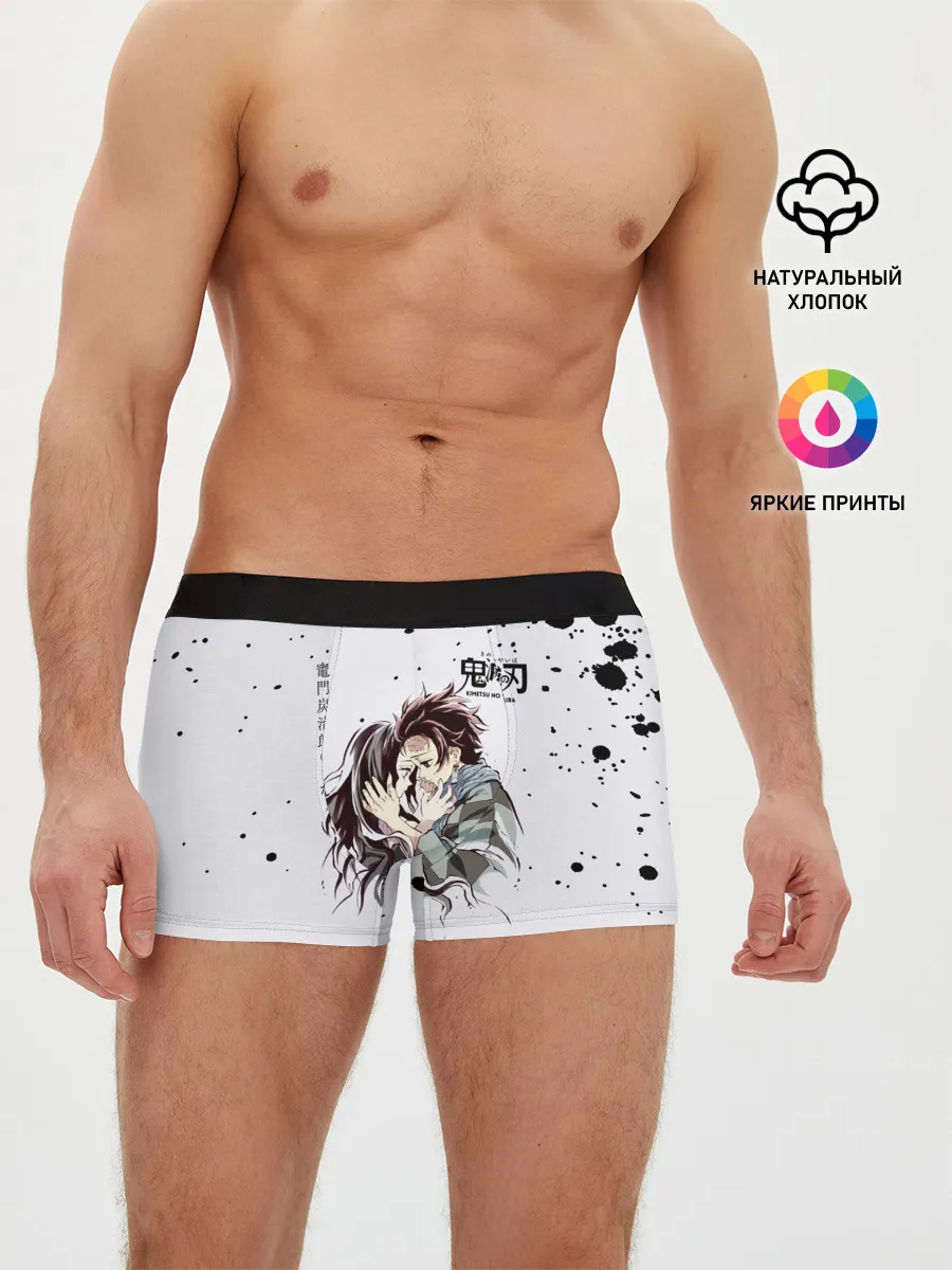Мужские трусы боксеры / Танджиро и Незуко Камадо